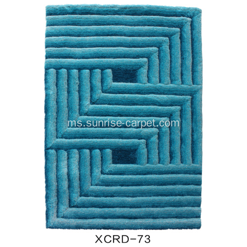 Microfiber Dengan Karpet 3D warna Gradational